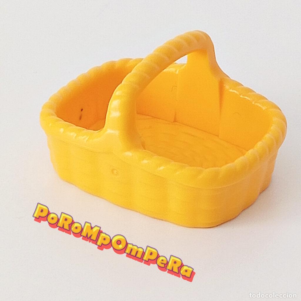 Playmobil: PLAYMOBIL CESTO AMARILLO 3075 3148 3373 3451 3503 3771 3822 4070 4144 4251 4450 CANASTA MIMBRE T9