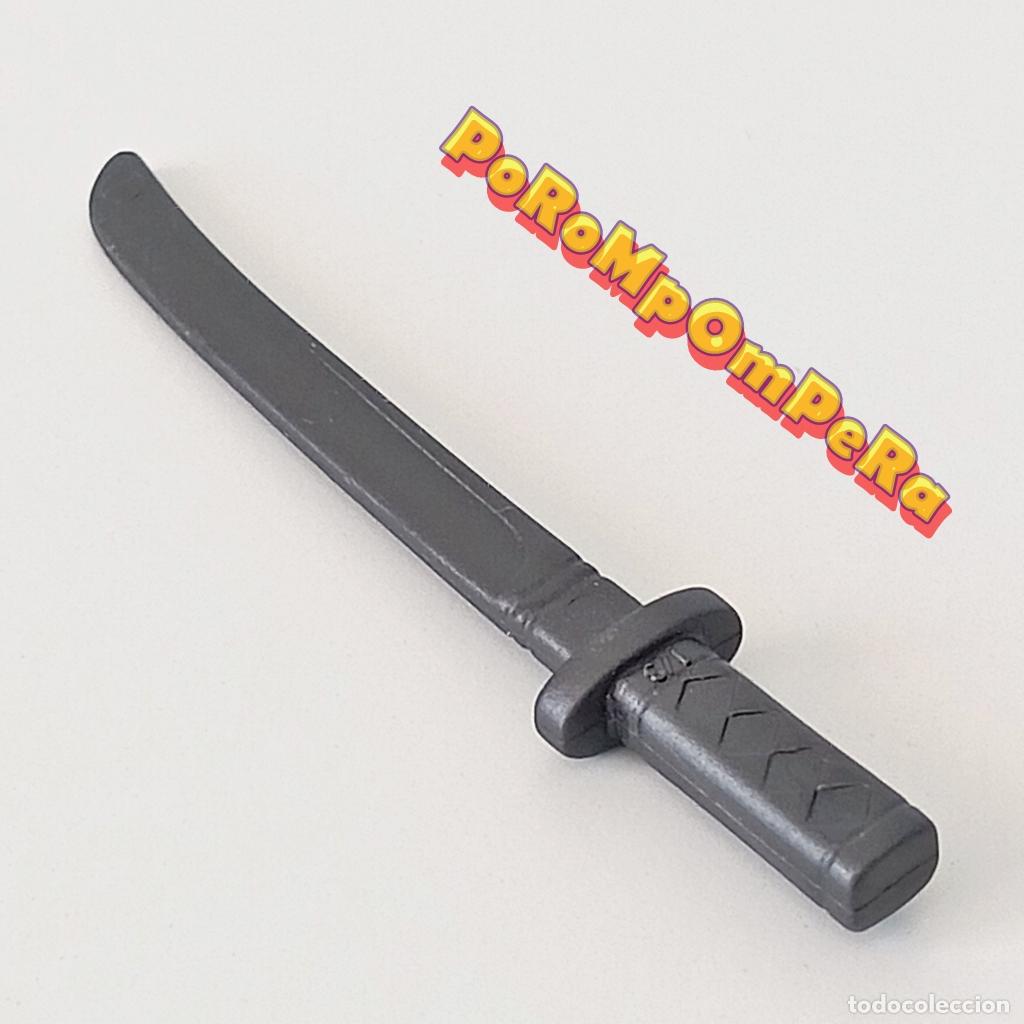 Playmobil: PLAYMOBIL KATANA OSCURA ESPADA SAMURAI GUERRERO ASI&Aacute;TICO NINJA? T9