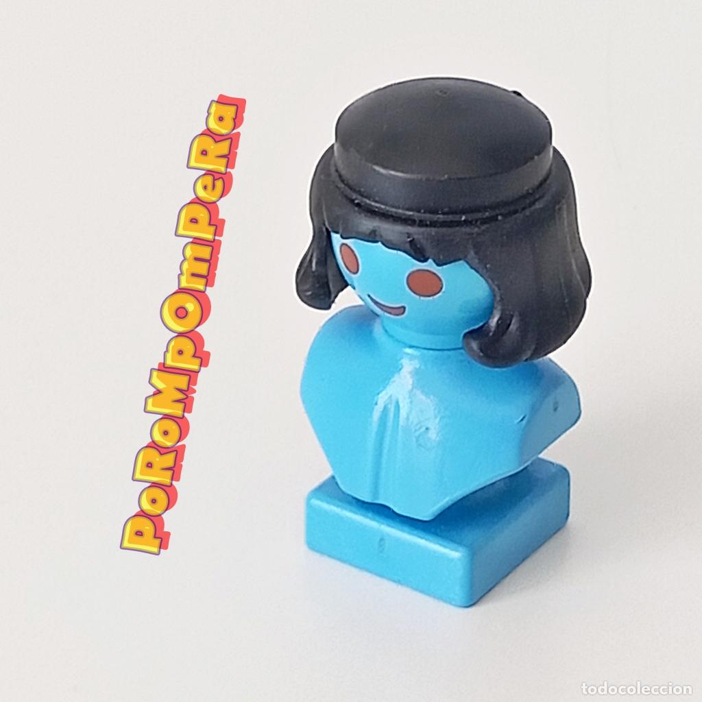 Playmobil: PLAYMOBIL PELUCA MEDIA MELENA NEGRA PELO PAJE MEDIEVAL CABALLERO PR&Iacute;NCIPE GUERRERO T9
