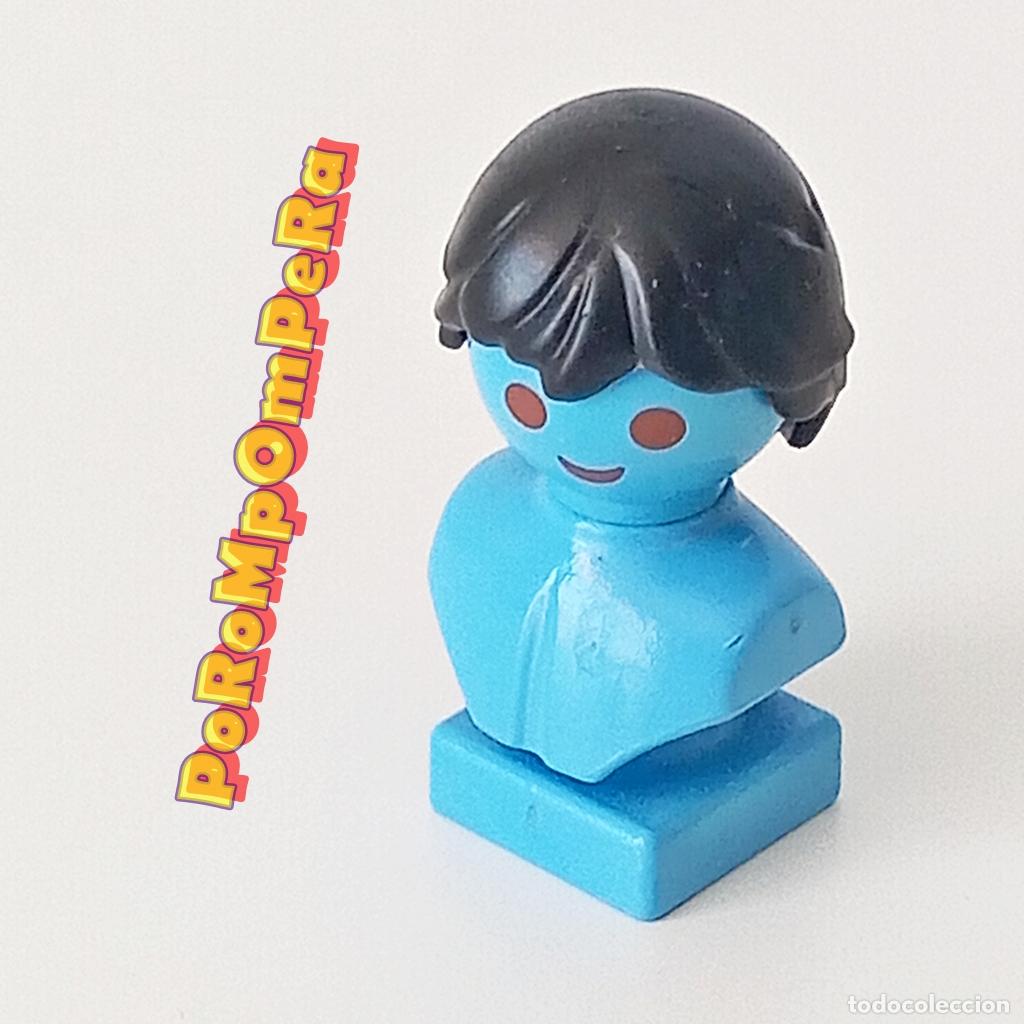 Playmobil: PLAYMOBIL PELUCA NEGRA FLEQUILLO DESPEINADO PELO MORENO CABELLO CUSTOM/COMPLETAR T9