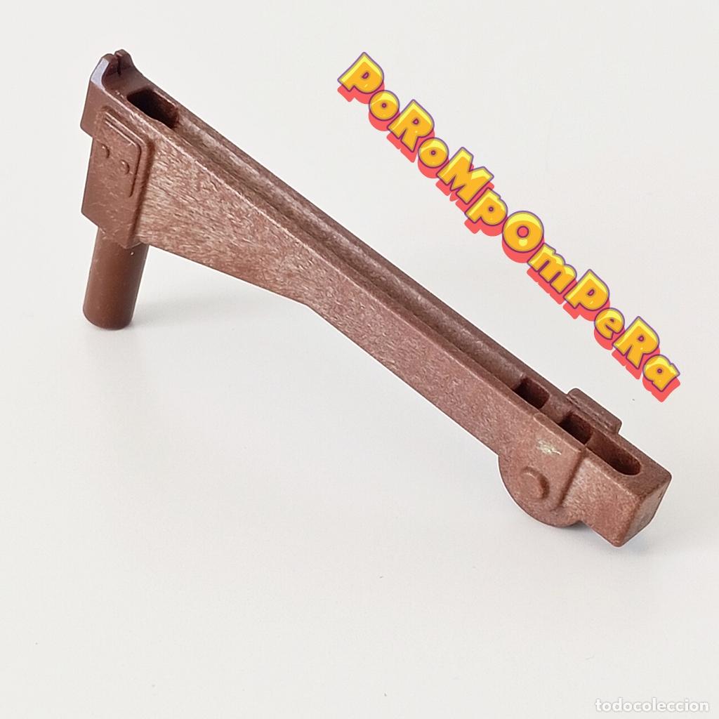 Playmobil: PLAYMOBIL PIEZA MARR&Oacute;N OSCURA POLEA CASTILLO MEDIEVAL 3123 3665 3666 3888 4063 T9