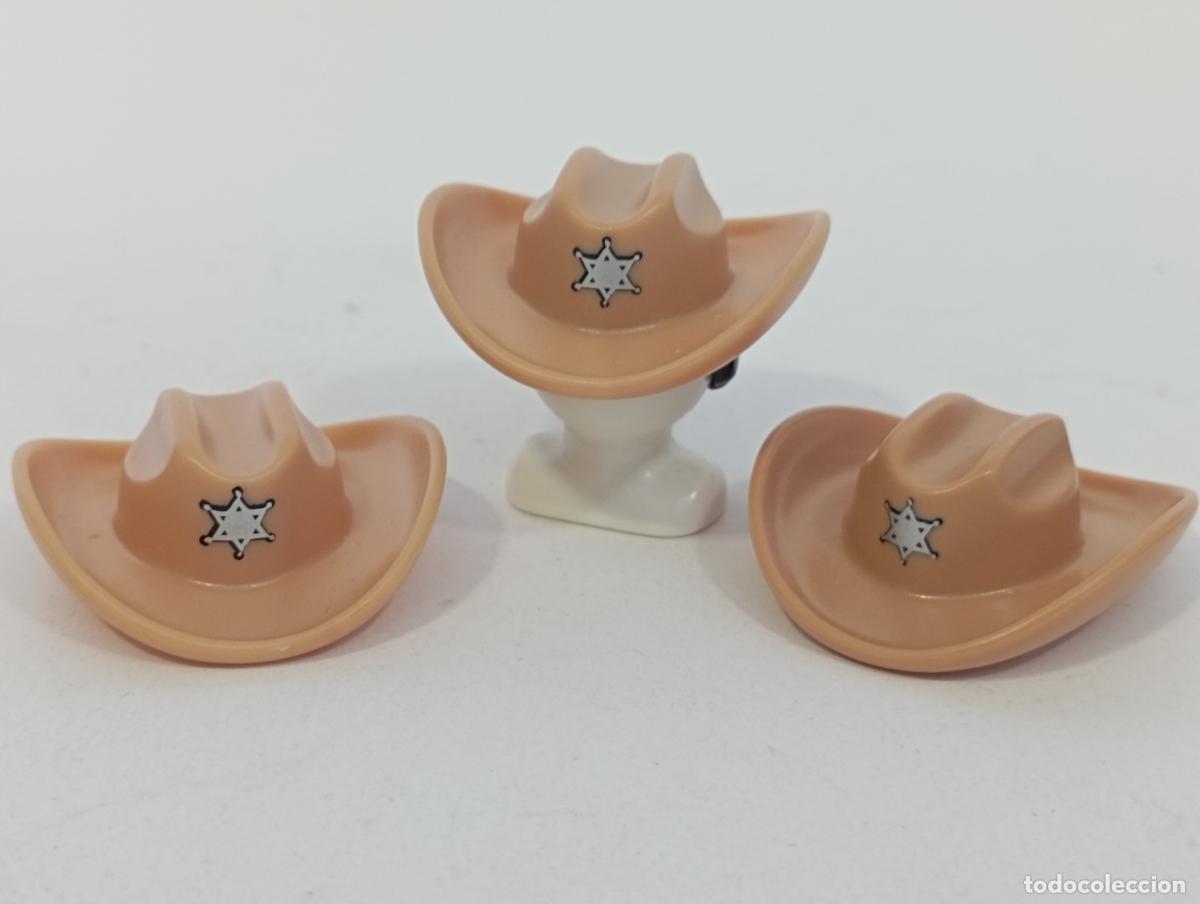 Playmobil: PLAYMOBIL 3 SOMBRERO OESTE GORRO WESTERN