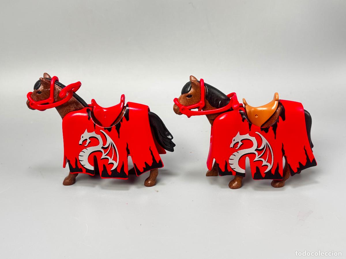 Playmobil: Playmobil 5358 lote caballo moderno con manta con silla y bocado