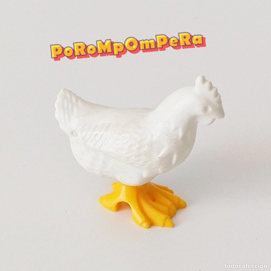 Playmobil: PLAYMOBIL GALLINA BLANCA PATA AMARILLA AVE ANIMAL GRANJA MEDIEVAL OESTE BEL&Eacute;N T9