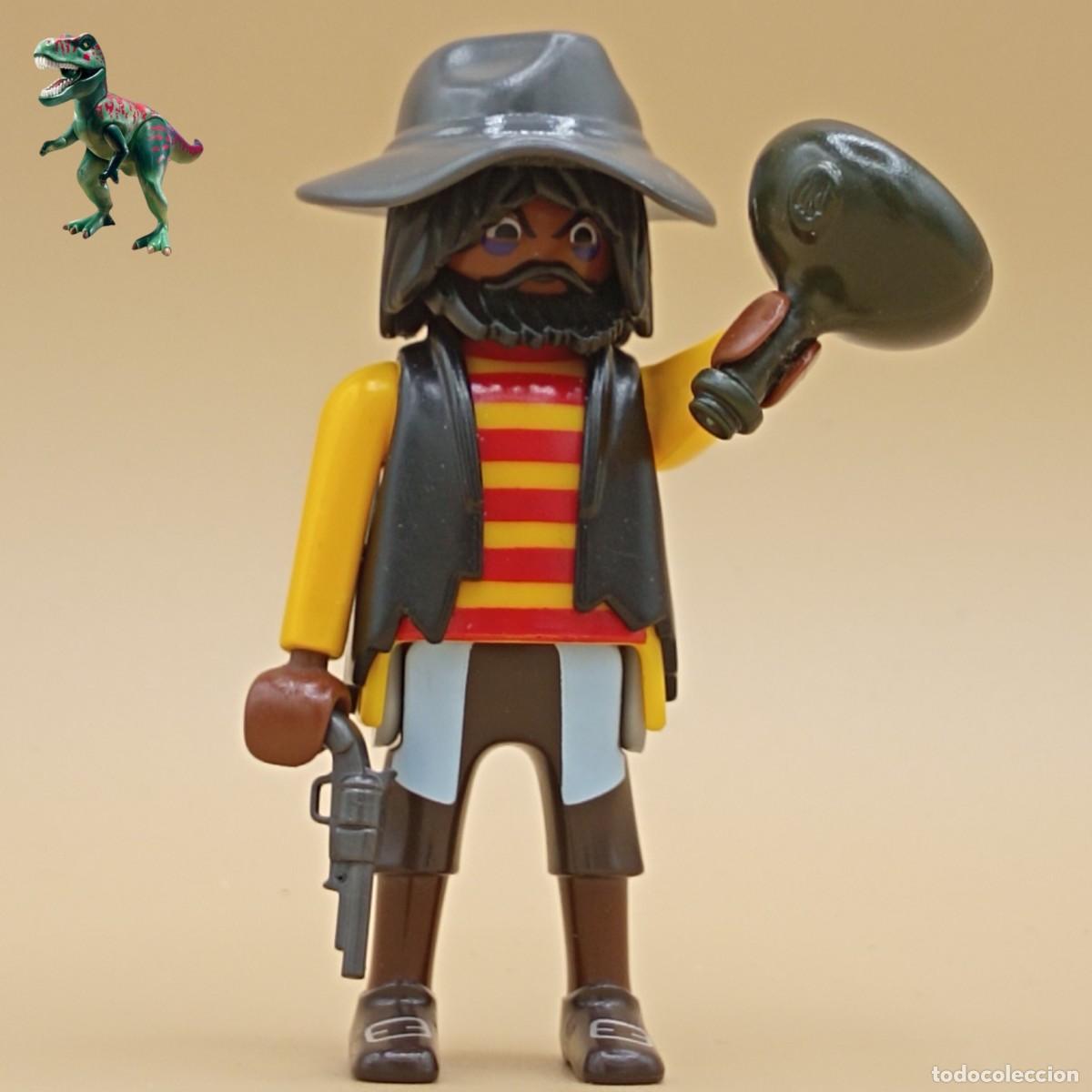 Playmobil: Playmobil figura pistolero borracho forajido bandido vaquero cowboy criminal oeste western