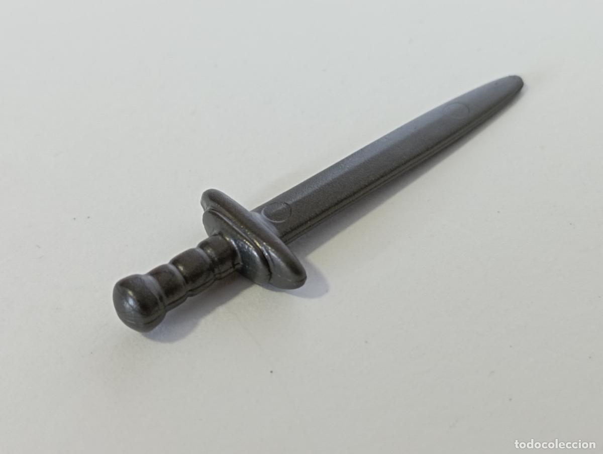 Playmobil: PLAYMOBIL ESPADA MEDIEVAL ROMANOS ARMAS--GRIS OSCURO