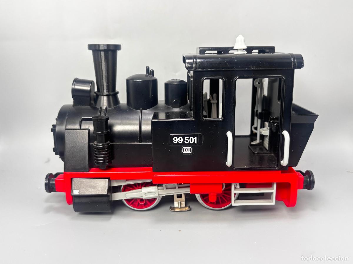 Playmobil: Playmobil 4000 4001 locomotora funciona correctamente chimenea en 3d