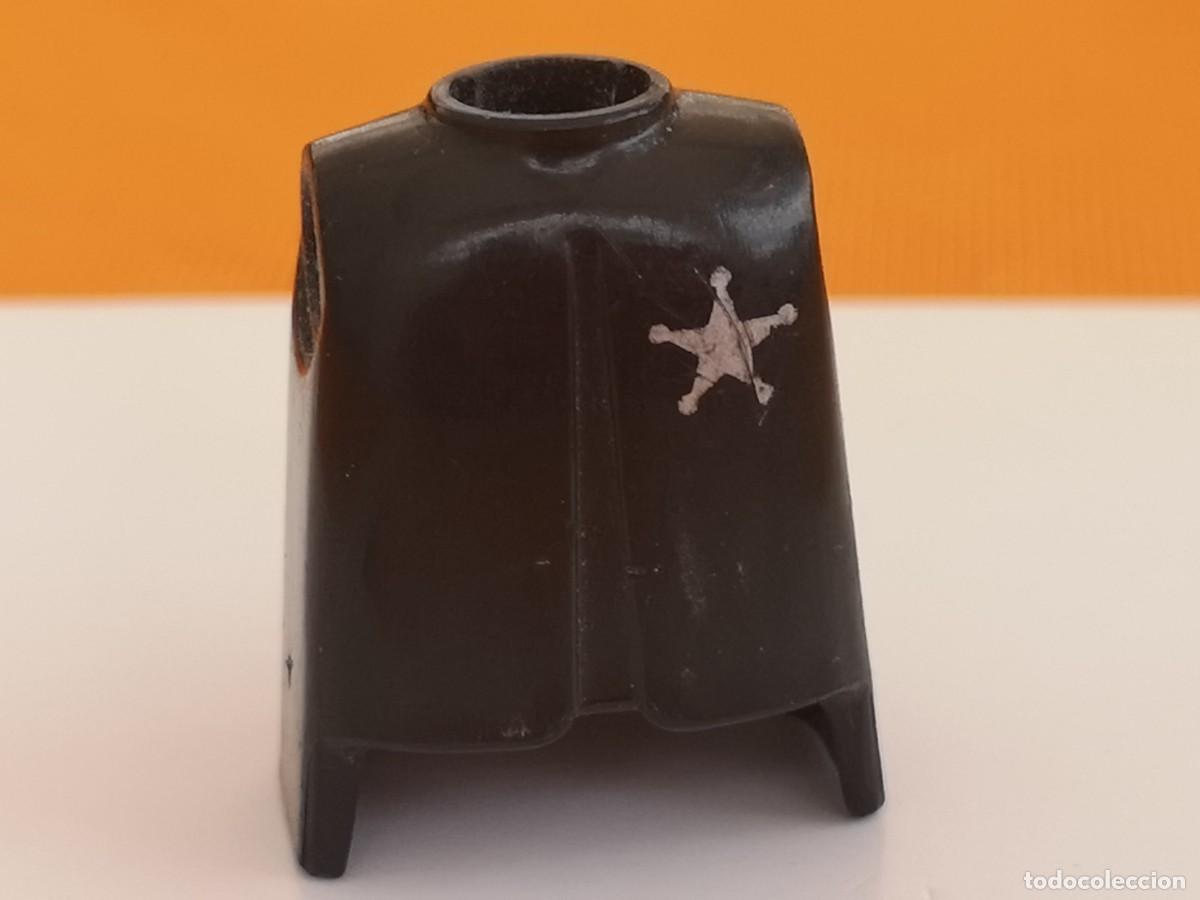 Playmobil: Playmobil torso negro sherif oeste Hol