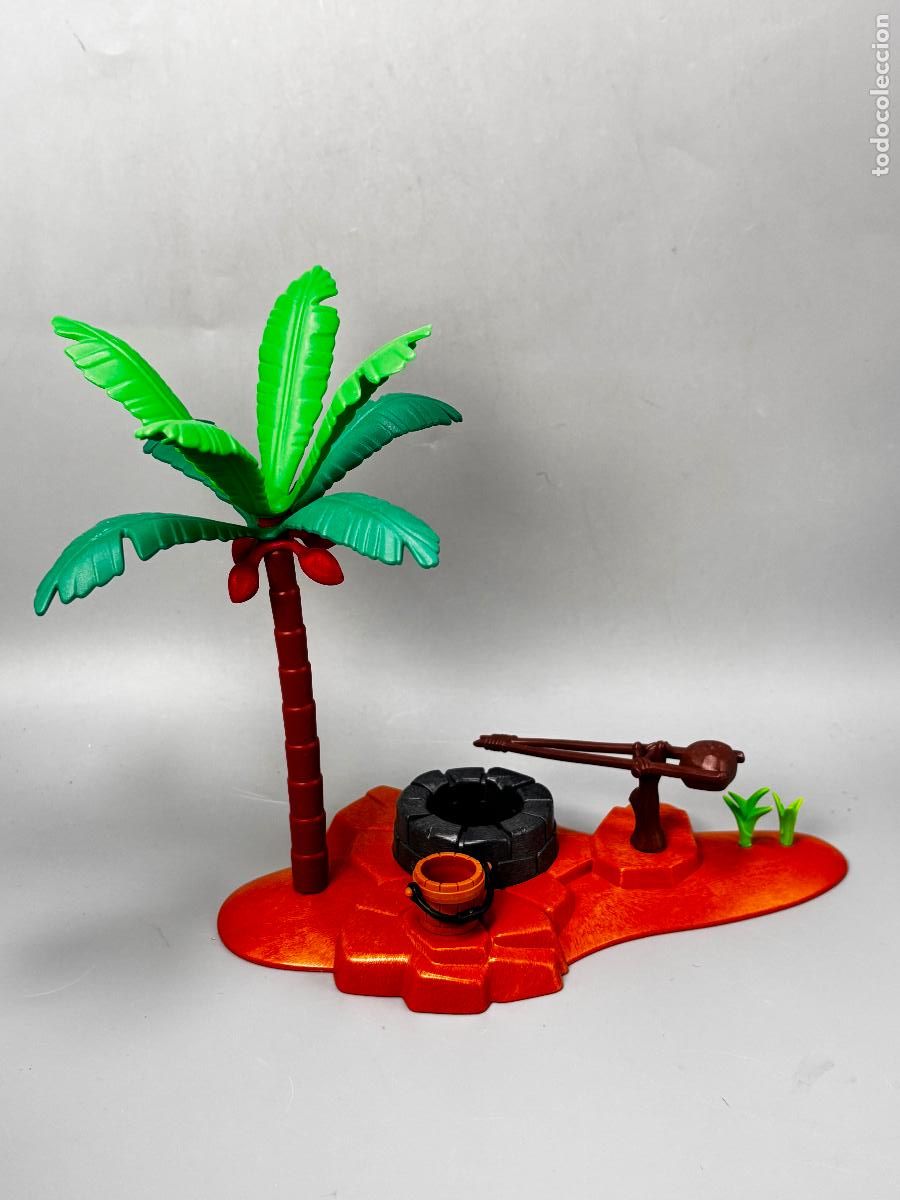 Playmobil: Playmobil palmera con base y coco con pozo