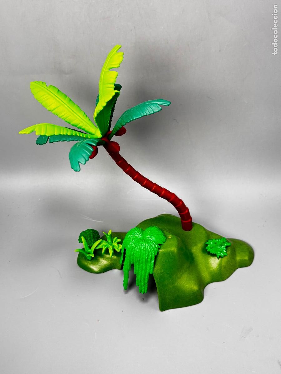 Playmobil: Playmobil palmera con base y coco con roca
