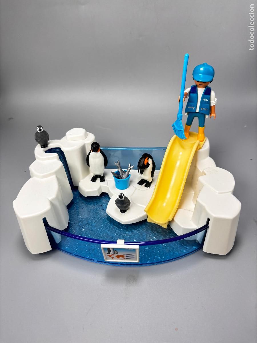 Playmobil: Playmobil 9062 set de ping&uuml;inos con cuidador