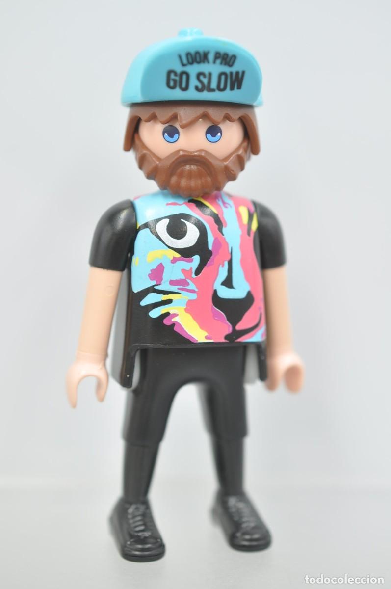 Playmobil: WSK090 Playmobil, figura hombre, ciclista 71478