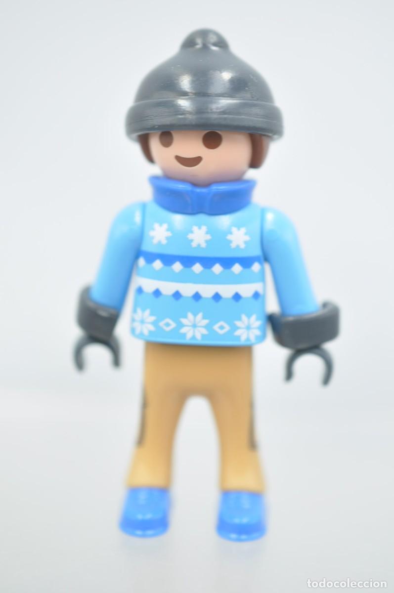 Playmobil: WSK090 Playmobil, figura hombre, ni&ntilde;o invierno