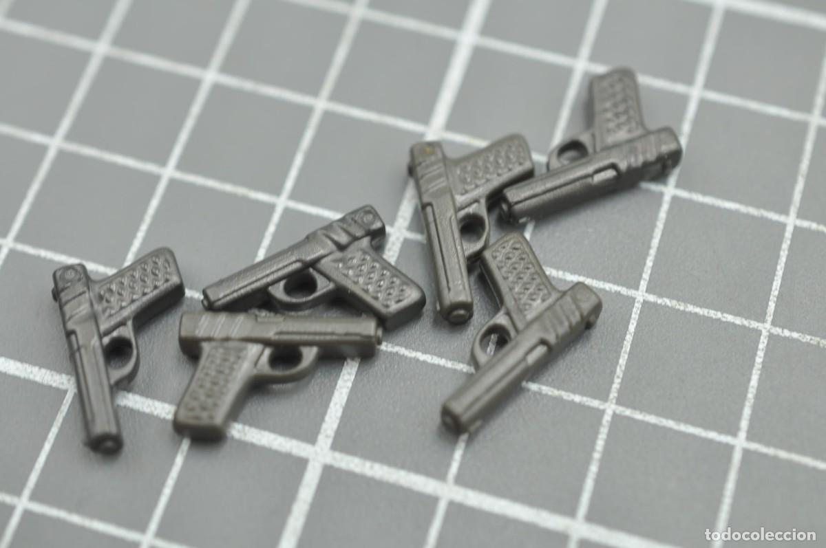 Playmobil: WSK090 pq&ntilde;1 Playmobil, 6 pistolas