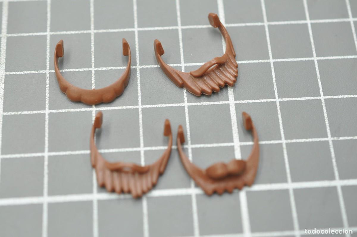 Playmobil: WSK090 pq&ntilde;1 Playmobil, 4 barbas
