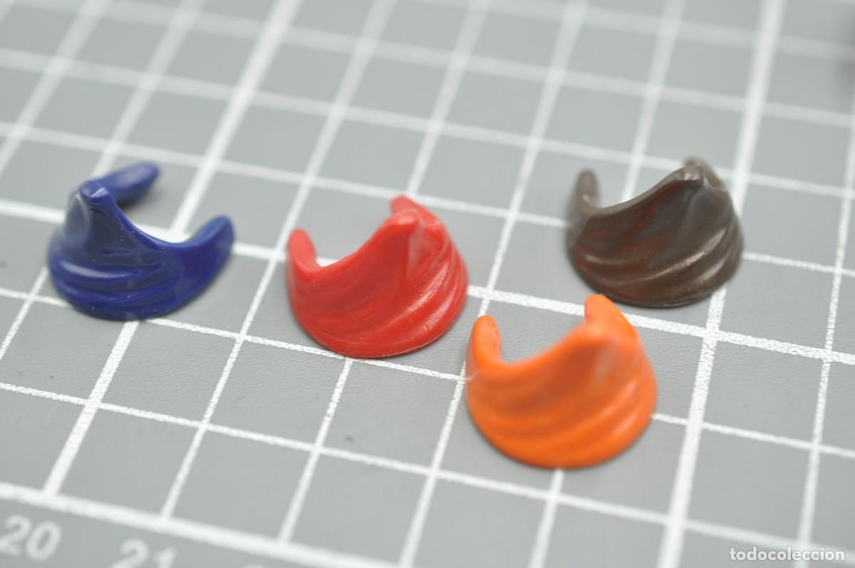 Playmobil: WSK090 pq&ntilde;2 Playmobil, 4 pa&ntilde;uelos tapabocas: azul, rojo, naranja, marron