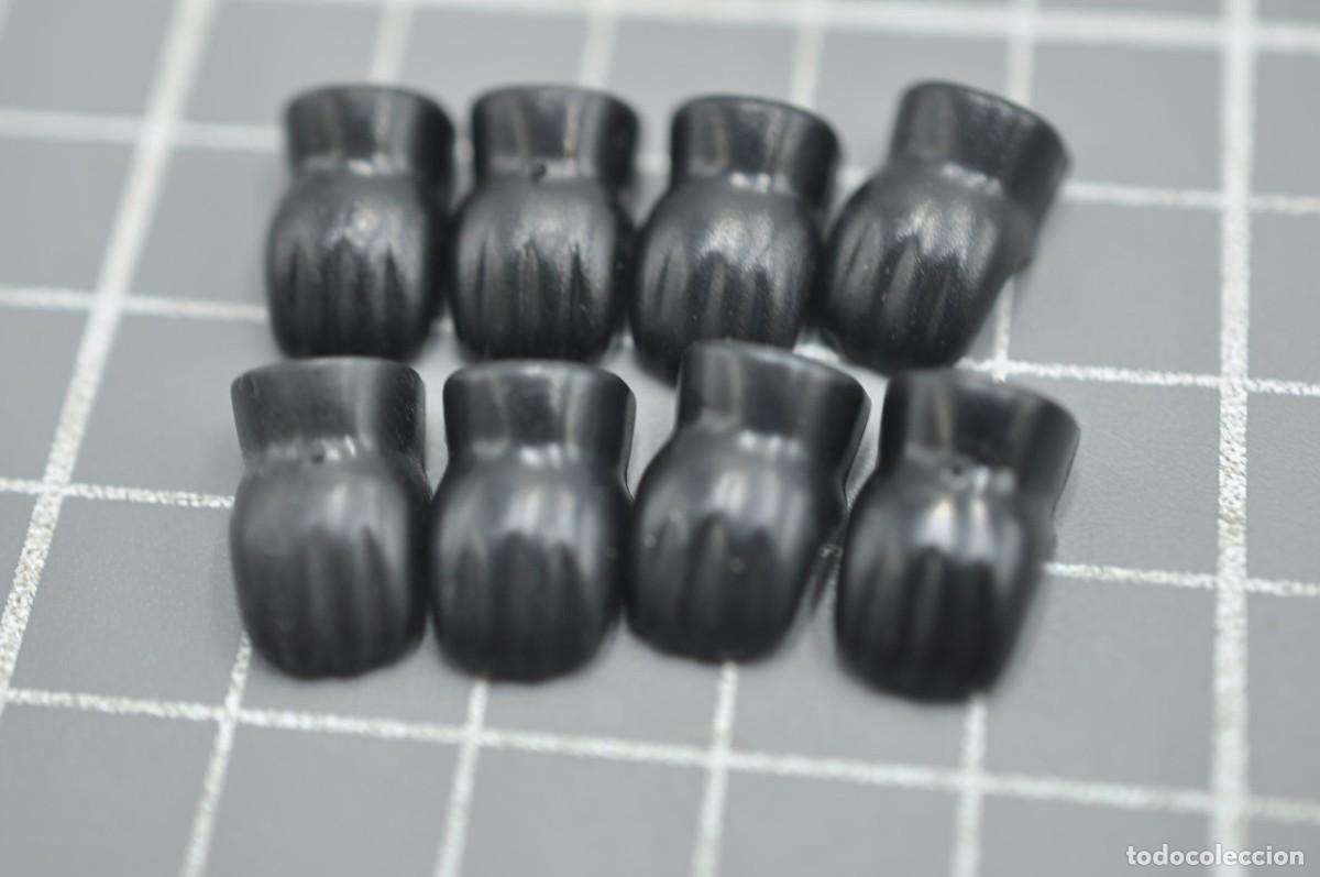 Playmobil: WSK090 pq&ntilde;3 Playmobil, 8 guantes negros
