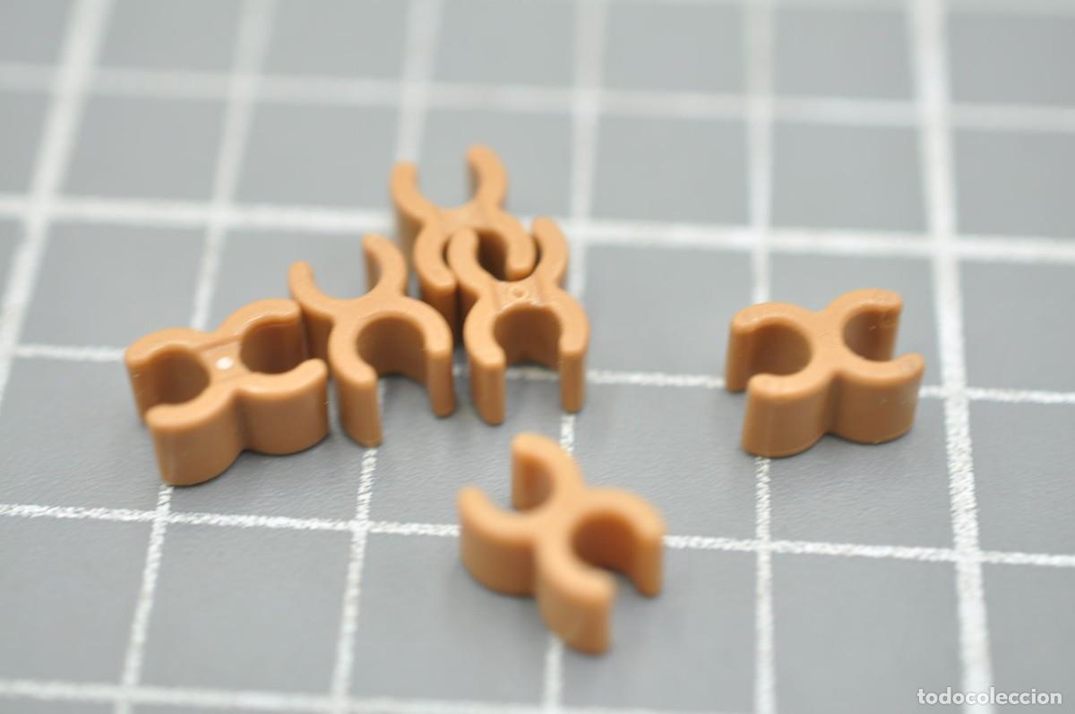 Playmobil: WSK090 pq&ntilde;4 Playmobil, 6 uniones marrones
