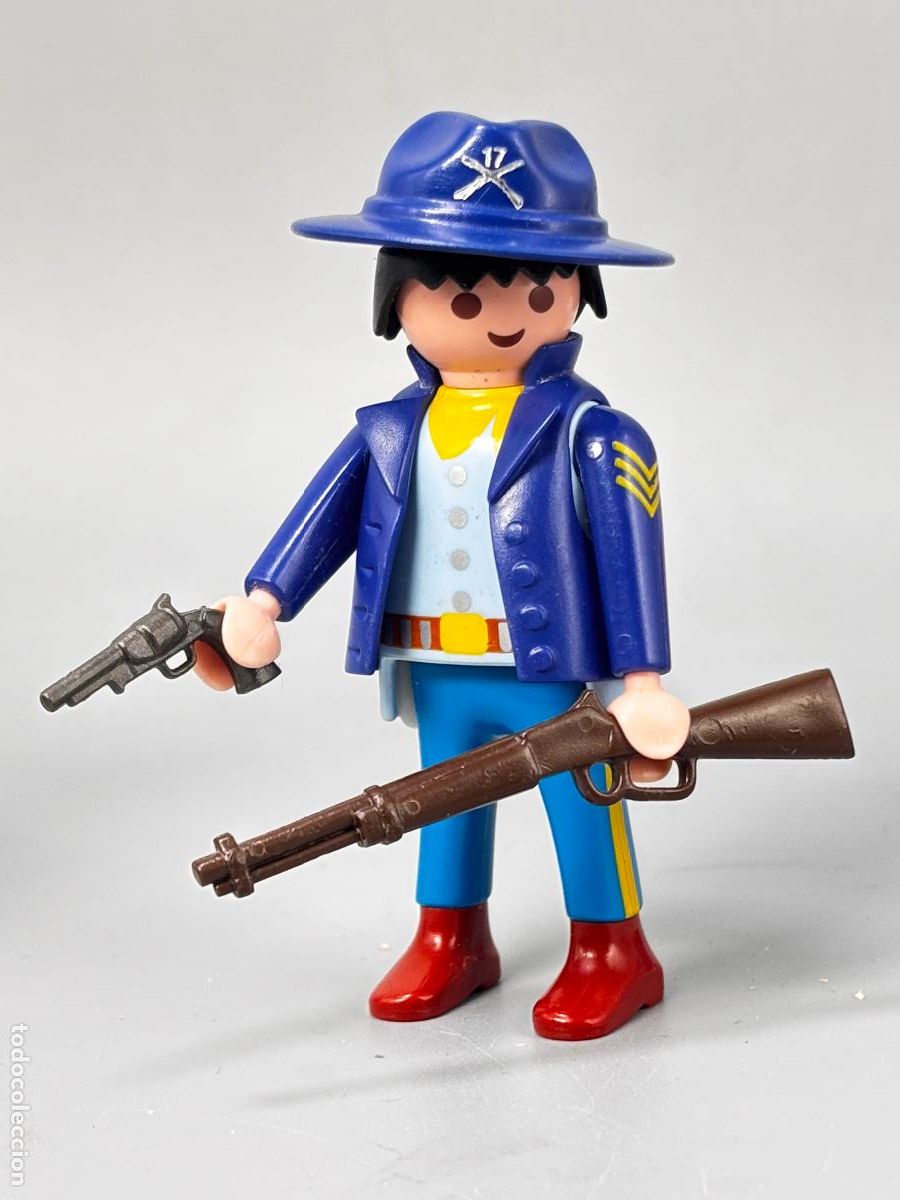 Playmobil: Playmobil 3037 figura capitan carreta oro