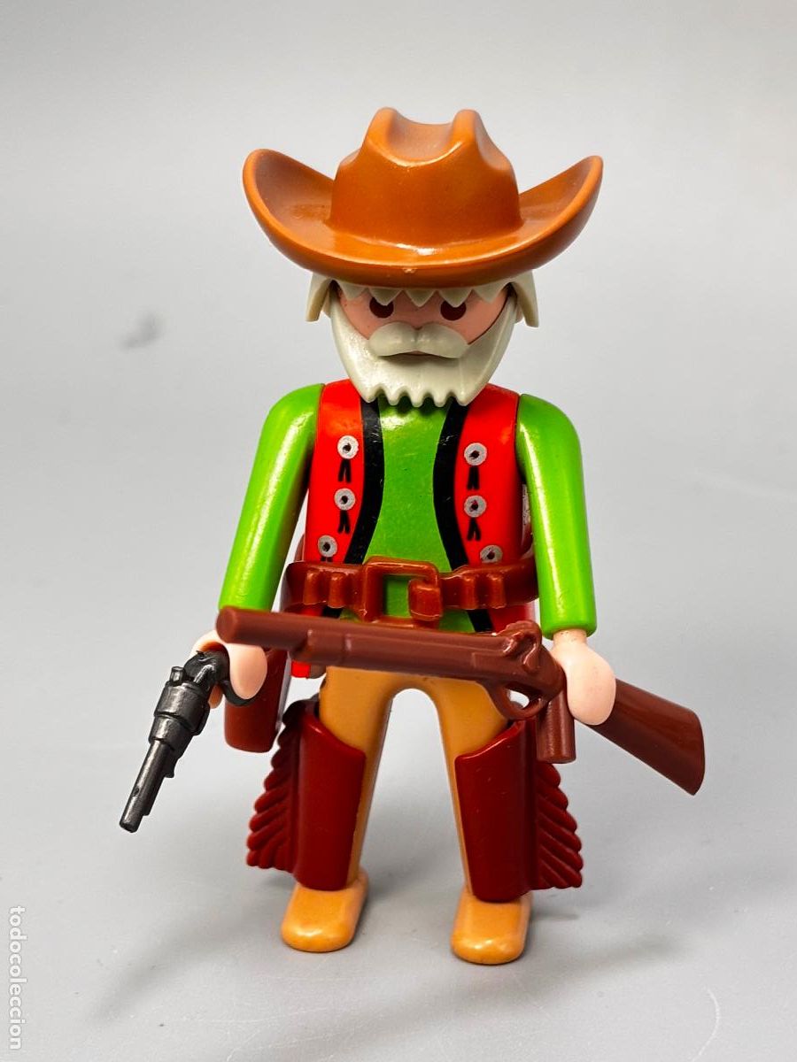 Playmobil: Playmobil 3801 vaquero reba&ntilde;o vaca rancho oeste