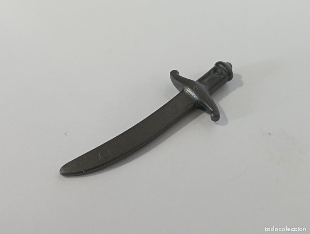Playmobil: PLAYMOBIL ESPADA PIRATAS OESTE MEDIEVAL ARMAS--GRIS OSCURO