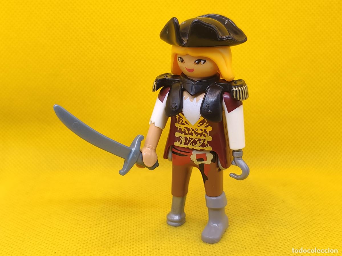 Playmobil: Playmobil Mujer pirata con pata de palo y garfio