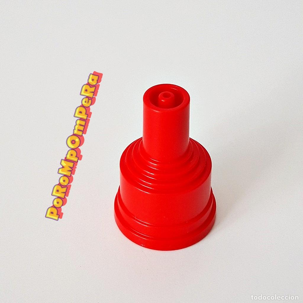 Playmobil: PLAYMOBIL PIEZA ROJA MANGUERA HELIC&Oacute;PTERO CON ENGANCHE TUBO 4824 5842 TUBO AGUA J4