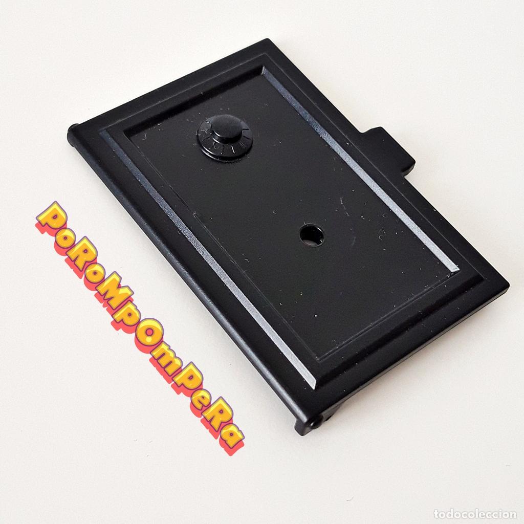 Playmobil: PLAYMOBIL TAPA NEGRA CAJA FUERTE 4398 6478 70012 70557 CIERRE COFRE MALET&Iacute;N OESTE N4
