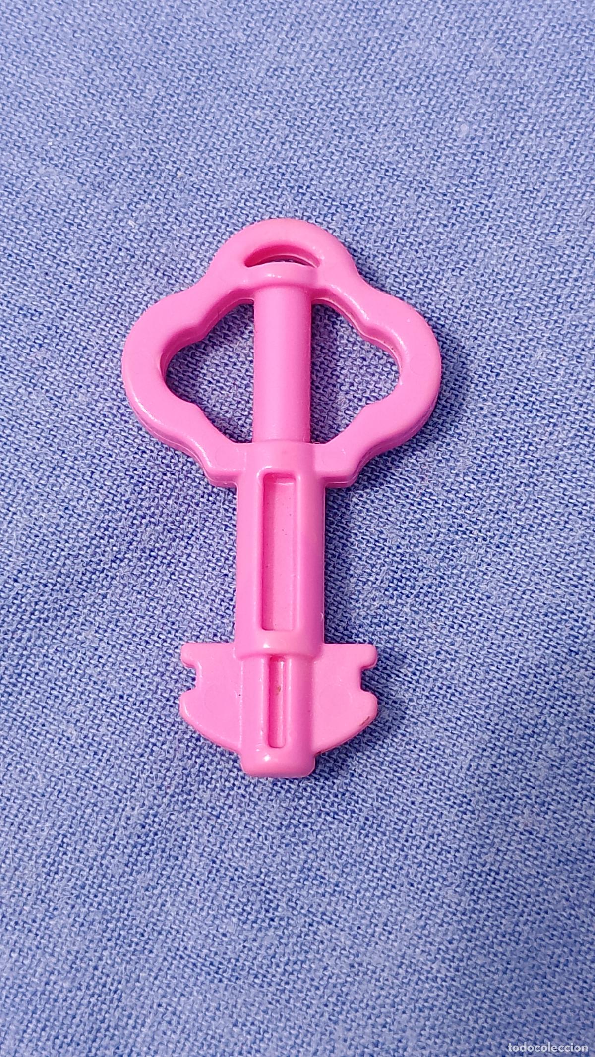 Playmobil: Antigua llave rosa original de Playmobil