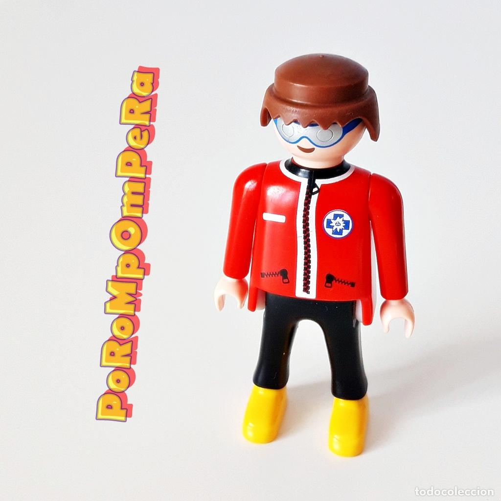 Playmobil: PLAYMOBIL FIGURA MONTA&Ntilde;ERO QUAD 5429 RESCATE EN MONTA&Ntilde;A CUSTOM/COMPLETAR