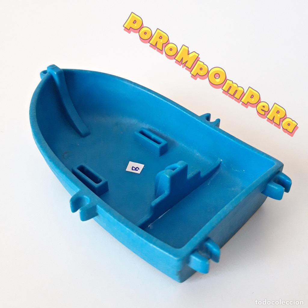 Playmobil: PLAYMOBIL BARCA AZUL PEQUE&Ntilde;A AZUL CLARO SIMILAR SET NI&Ntilde;O Y ORCA 3865 3916 BOTE PIRATA