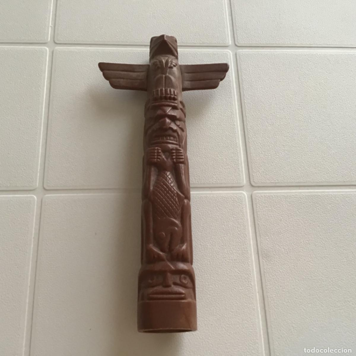 Playmobil: Playmobil ref. 3483 Antiguo totem indio, tronco marr&oacute;n. N3