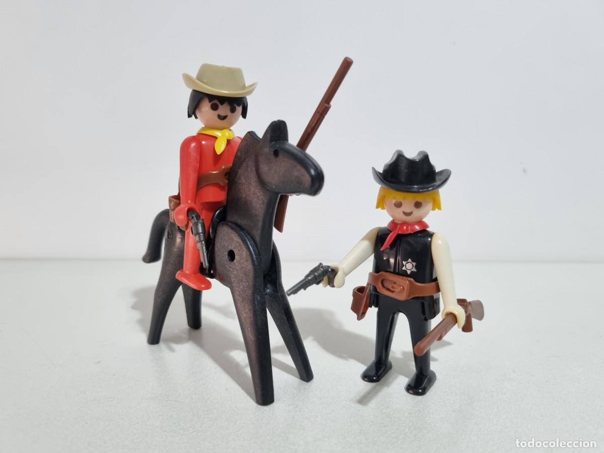 Playmobil: Playmobil 3581 Set Antiguo Vaquero Cuatrero Sheriff Oeste Western