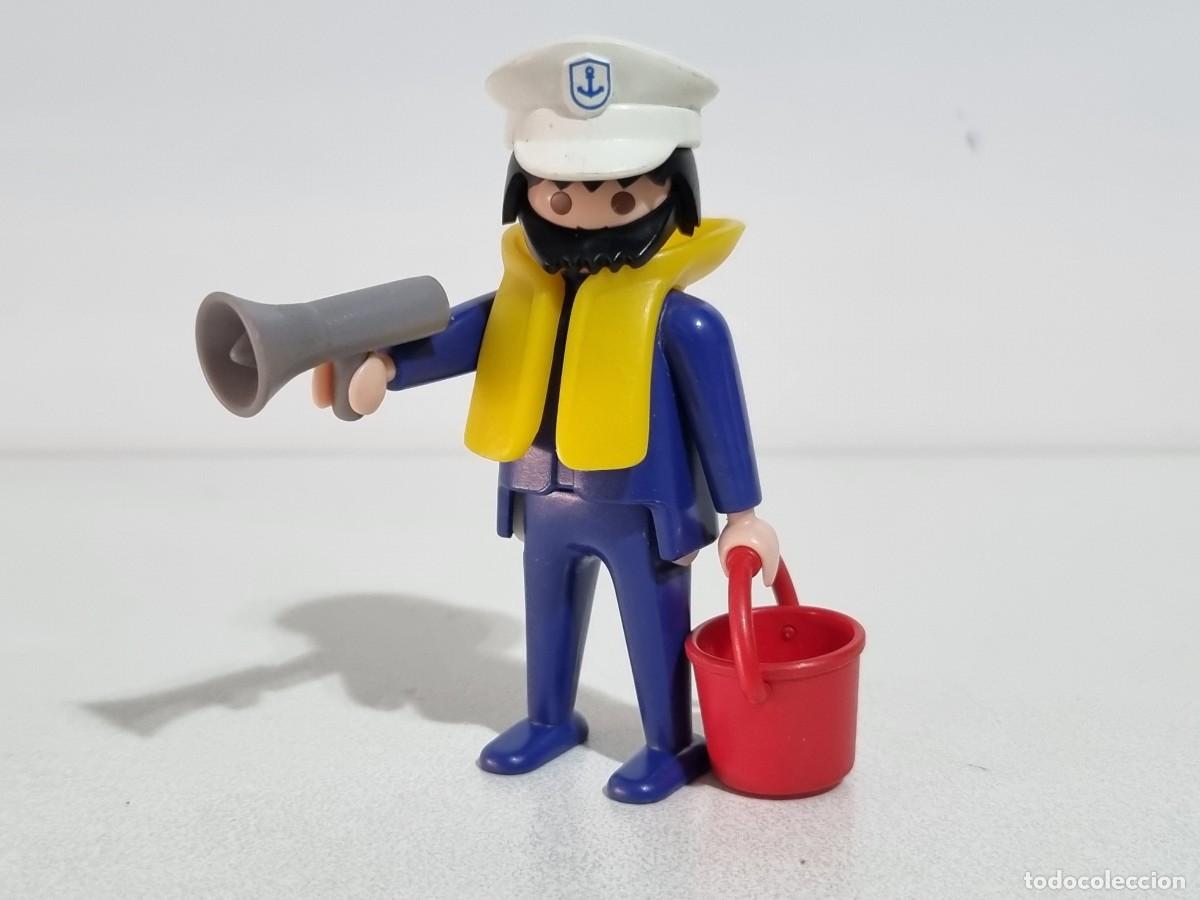 Playmobil: Playmobil 3599 Tripulante Marinero Patron Barco Lancha Patrullera Guardacostas