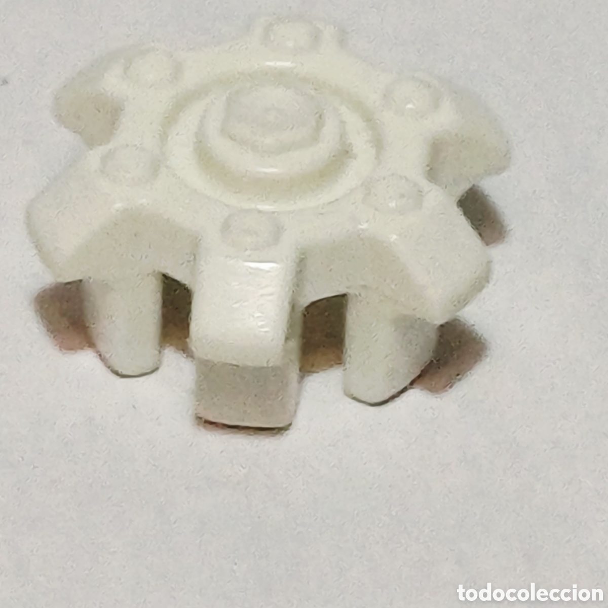 Playmobil: Pieza playmobil tapacubos blanco bomberos vehiculo coche furgon