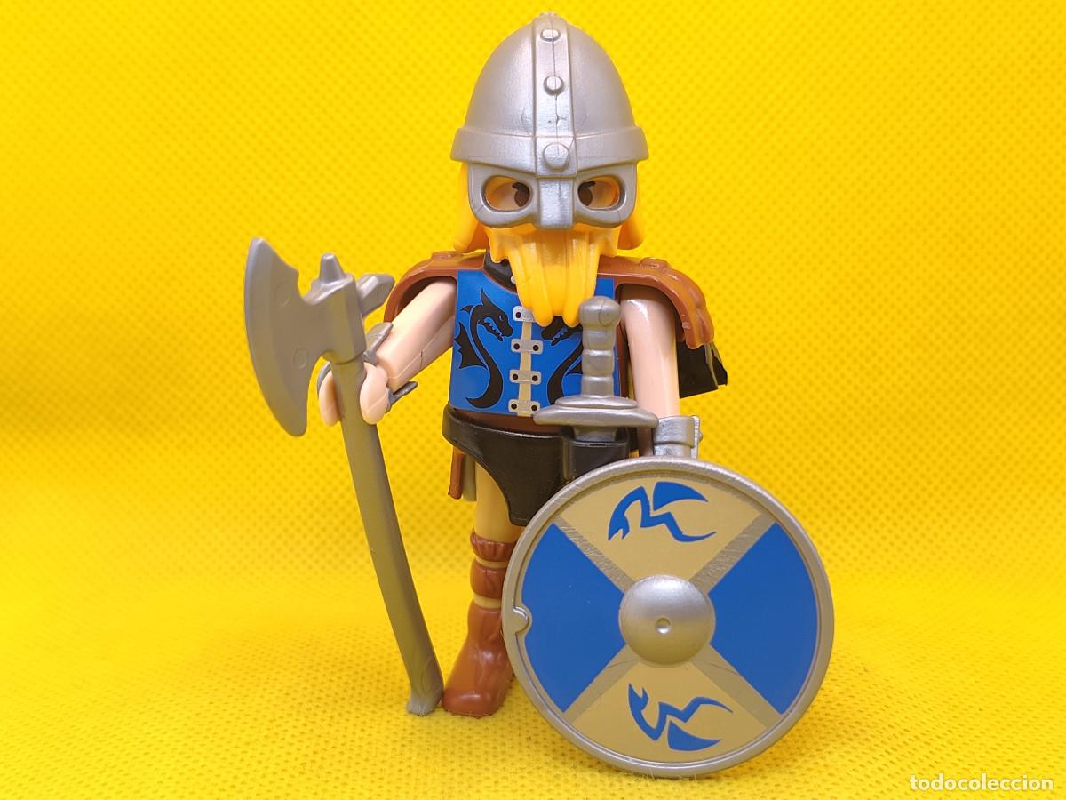 Playmobil: Playmobil Guerrero vikingo con hacha de combate