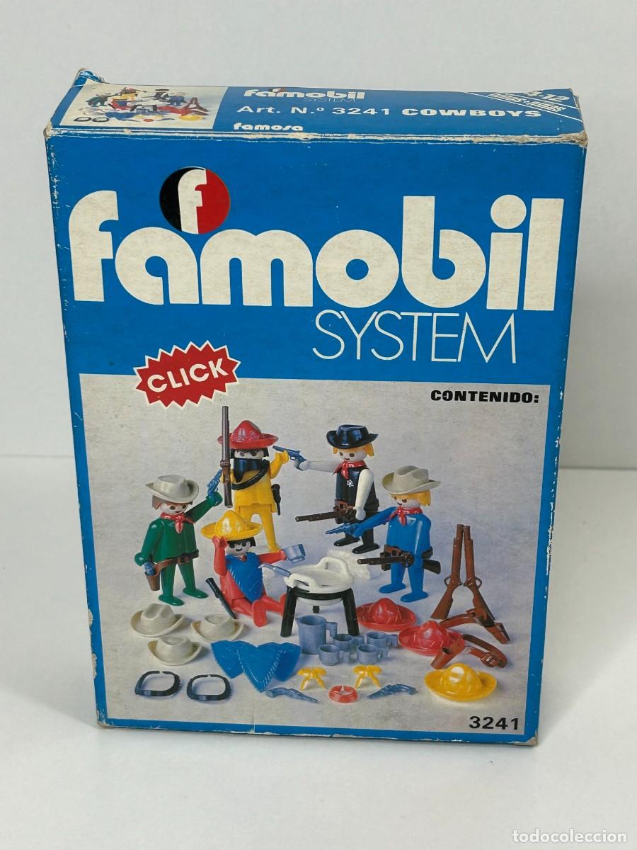 Playmobil: CLICK FAMOBIL SYSTEM PLAYMOBIL COWBOYS CAJA 3241