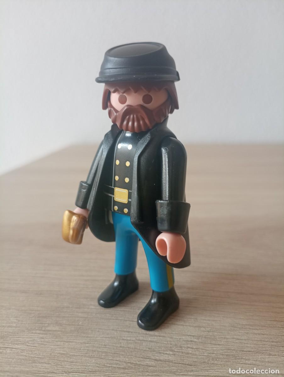 Playmobil: playmobil, lote, custom, oeste, western, nordistas, sudistas, soldados , oficial, SOLO HOY