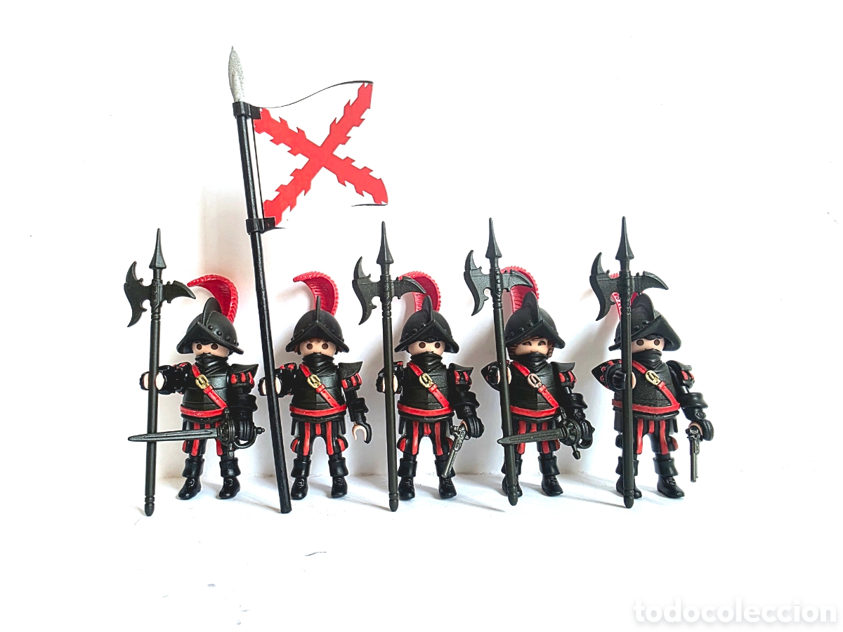 Playmobil: Playmobil 5 Soldados Conquistadores Tercios Espa&ntilde;oles 4294 4295 5894 4742 70086 piratas