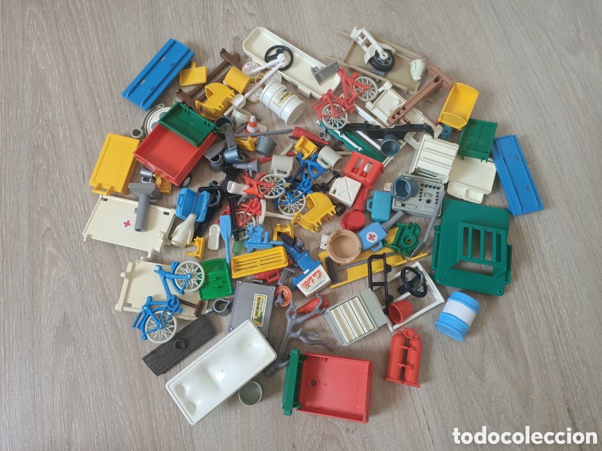 Playmobil: Playmobil lote accesorios primera &eacute;poca hospital ciudad barco granja ngorongoro