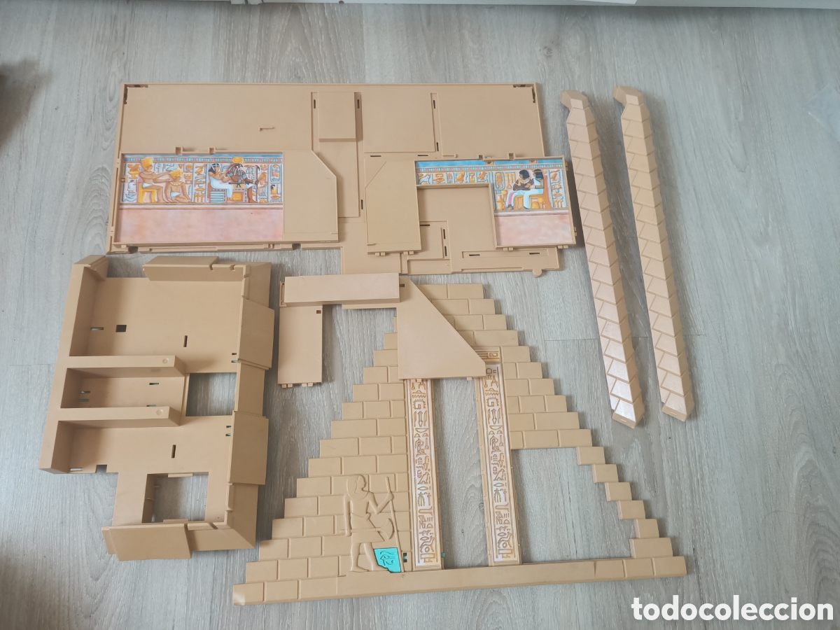 Playmobil: Playmobil lote 4240 piezas pir&aacute;mide egipcia Egipto pared fachada
