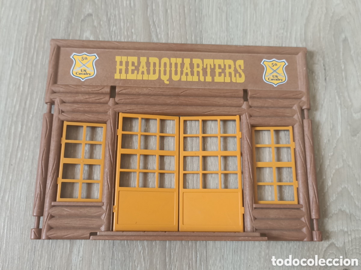 Playmobil: Playmobil 3419 3773 pared headquarters fort eagle bravo western oeste nordista