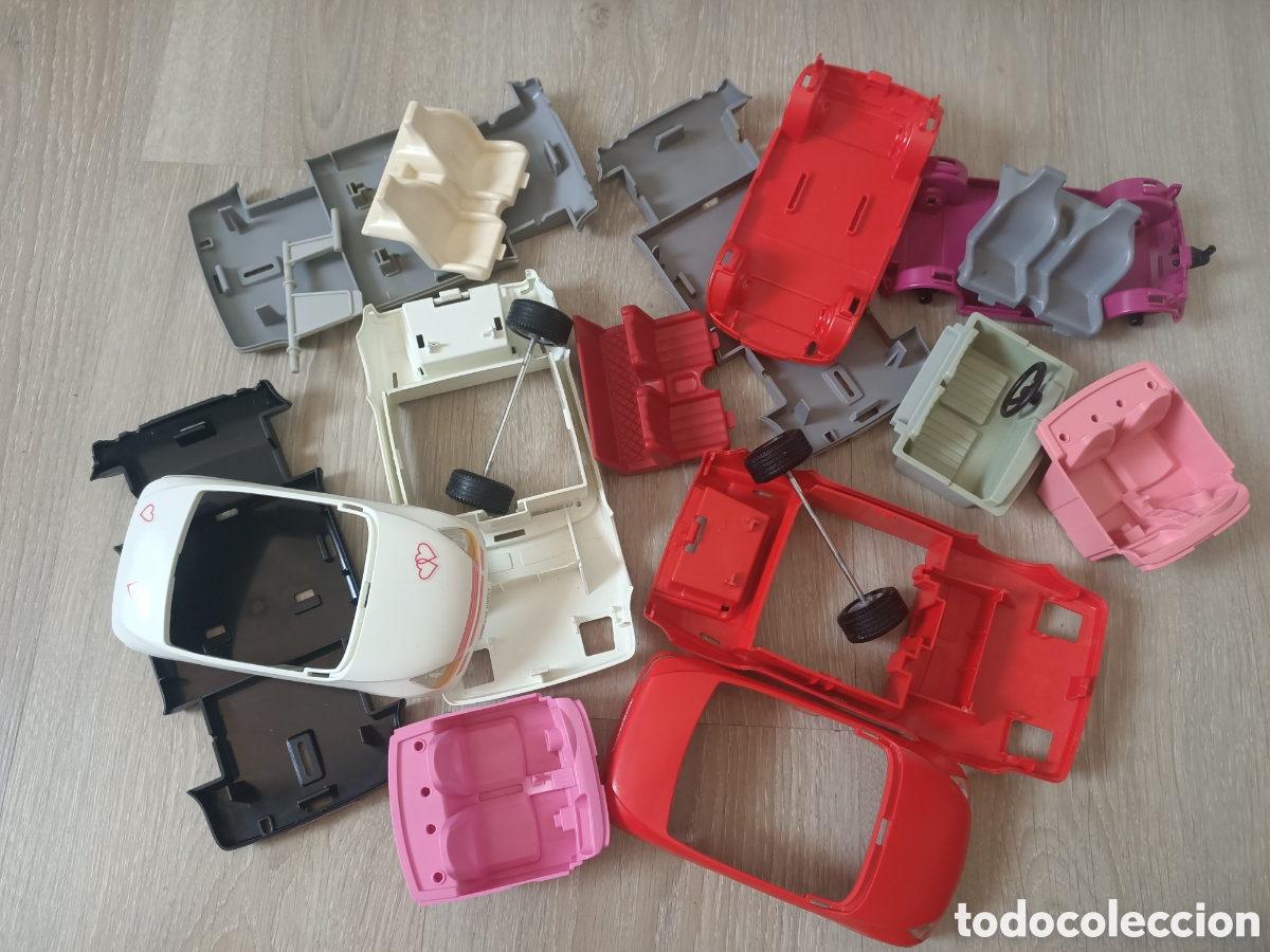 Playmobil: Playmobil lote desguace coches piezas chasis ejes ruedas asientos