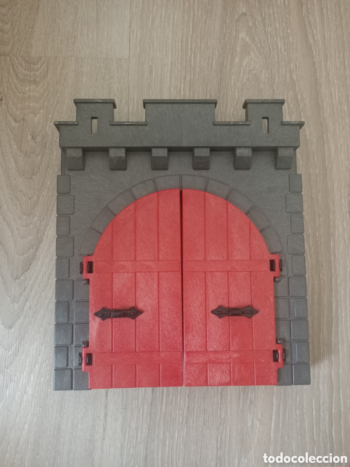 Playmobil: Playmobil 3269 pared castillo medieval drag&oacute;n rojo fachada system x