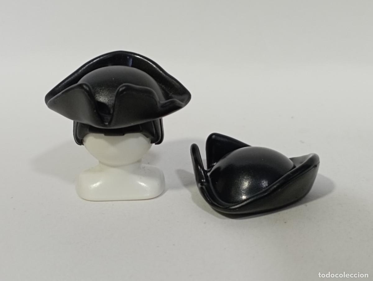 Playmobil: PLAYMOBIL 2 SOMBRERO PIRATAS MEDIEVAL..........COLOR NEGRO