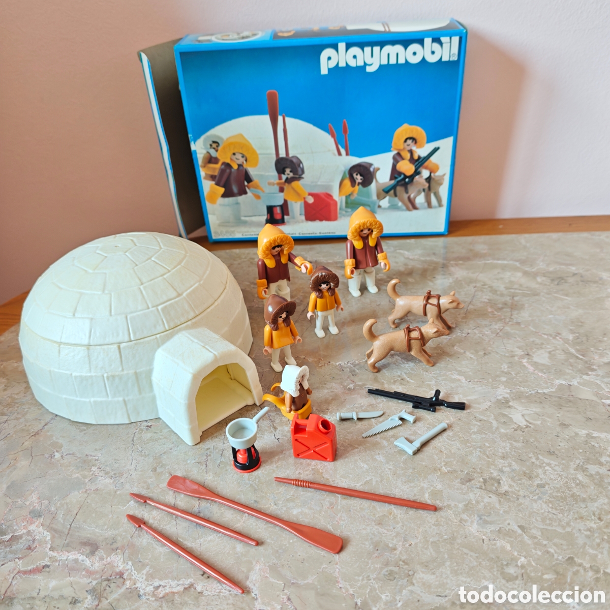 Playmobil: Playmobil 3465 esquimales familia con igl&uacute;,en caja