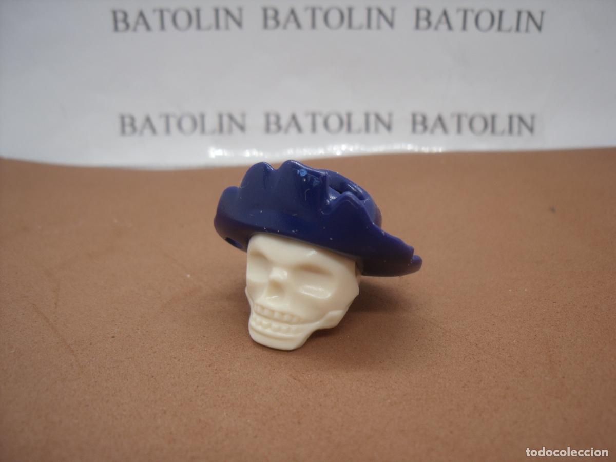Playmobil: PLAYMOBIL CALAVERA CON SOMBRERO PIRATAS MEDIEVAL........