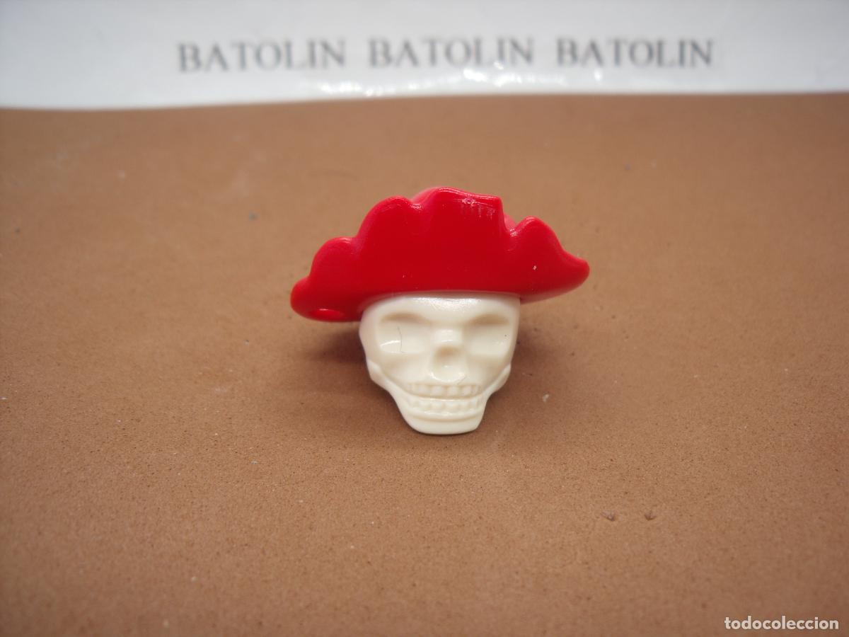 Playmobil: PLAYMOBIL CALAVERA CON SOMBRERO PIRATAS MEDIEVAL........