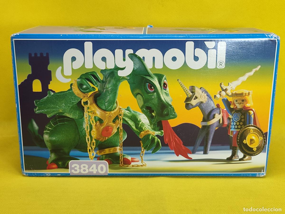 Playmobil: Playmobil Pr&iacute;ncipe y drag&oacute;n verde REF 3840