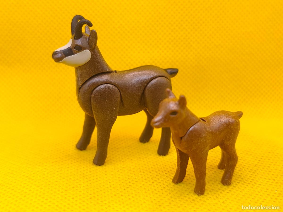 Playmobil: Playmobil Cabra montesa con cr&iacute;a, animales salvajes